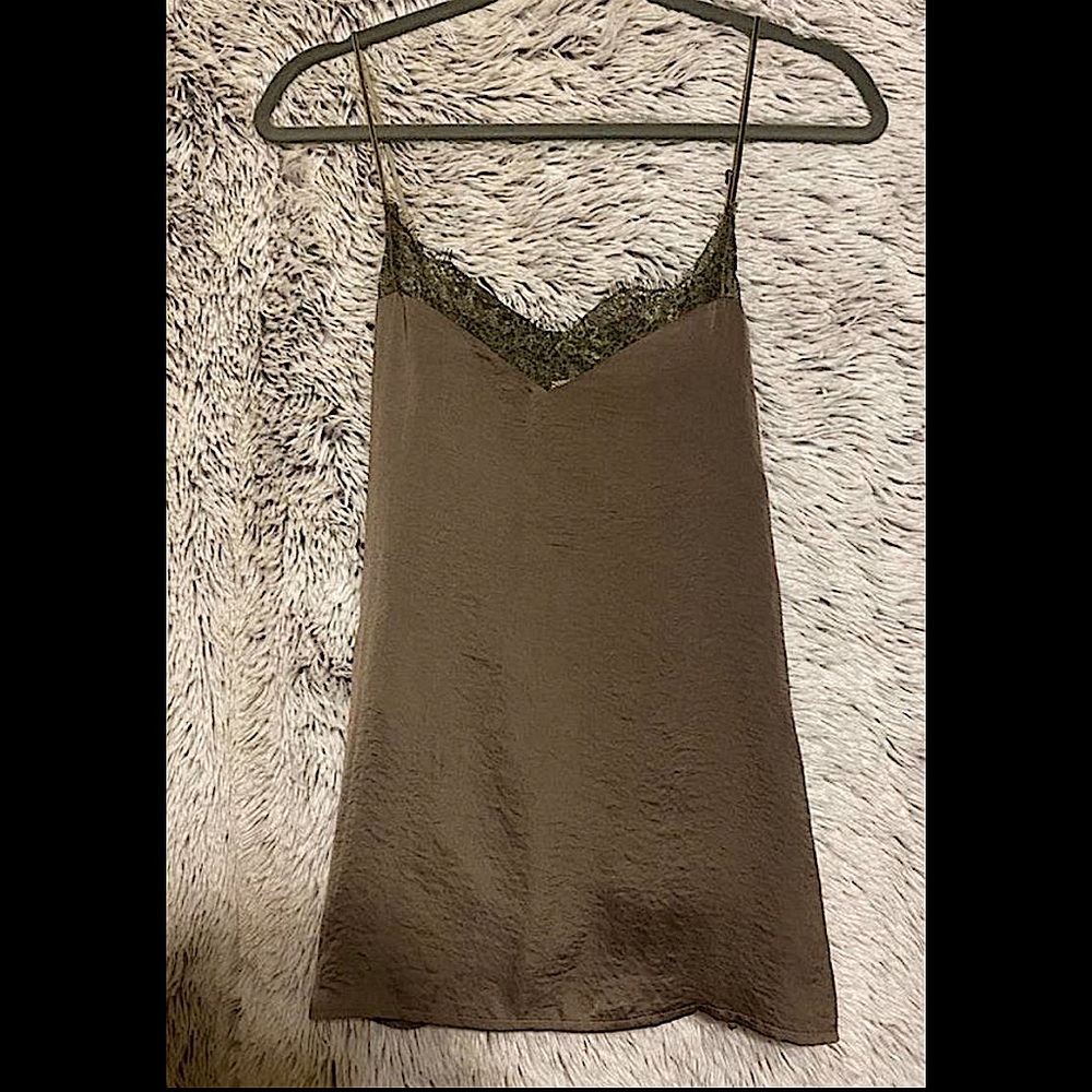 Olive boutique tank